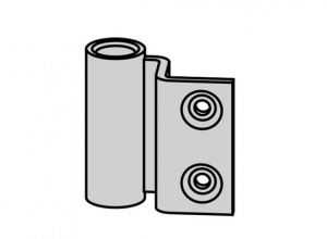 Часть петли для рамы V1000-03 (для ZK слева / справа) Hormann (690892)