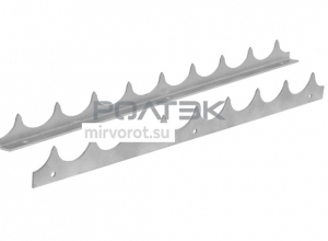 Профиль безопасности Г-образный 400 мм, 5 шт., с крепежом (495)