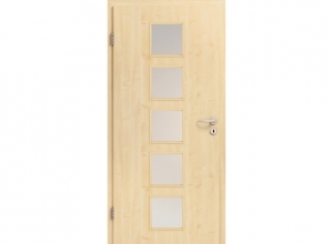 Межкомнатная дверь BaseLine, натуральный шпон - «клен»